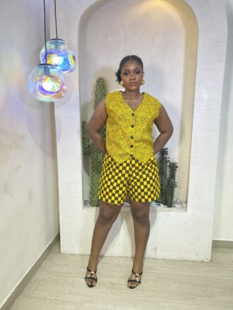 Ankara Armless Short Set 001