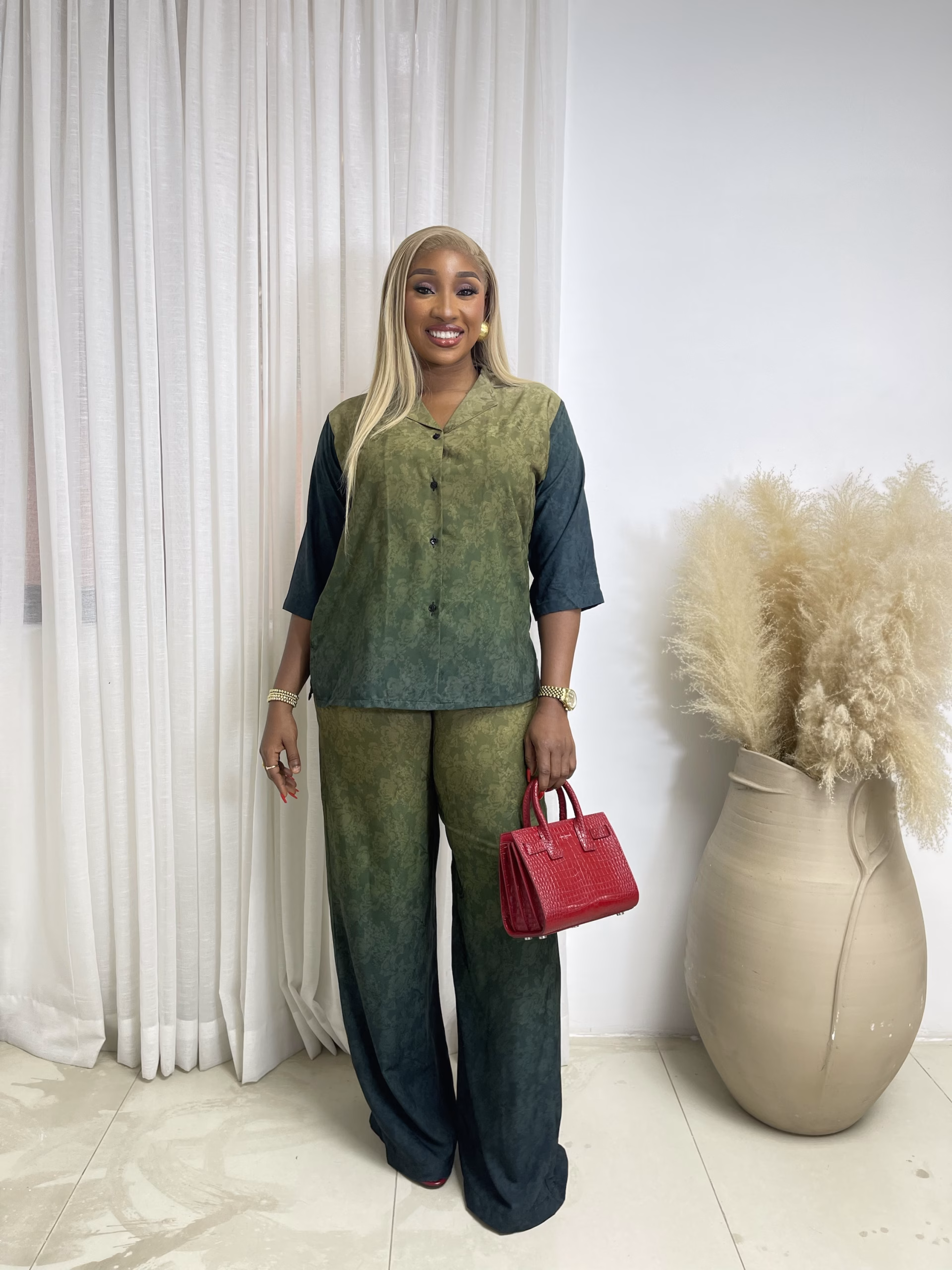 Lizzy Silk Two Piece Set 001 - Image 2