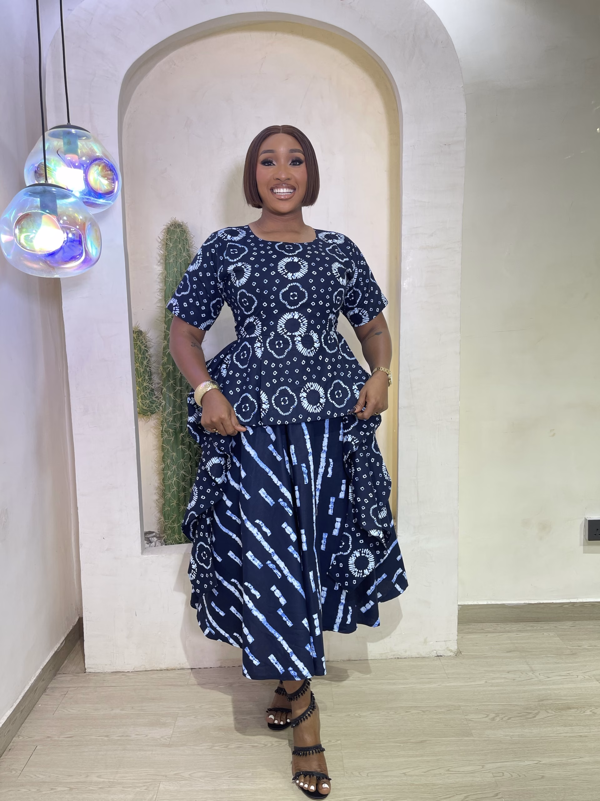 Bola Ankara Two Piece Skirt Set 001